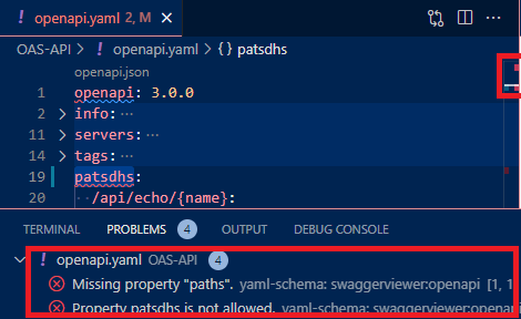 Swagger in VSCode Errors